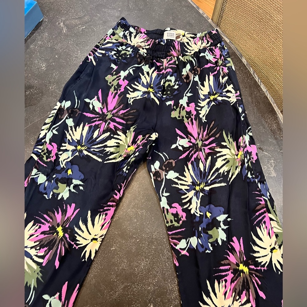 The Gia mid-rise wide-leg printed XS 32 stretch waist - Picture 12 of 16